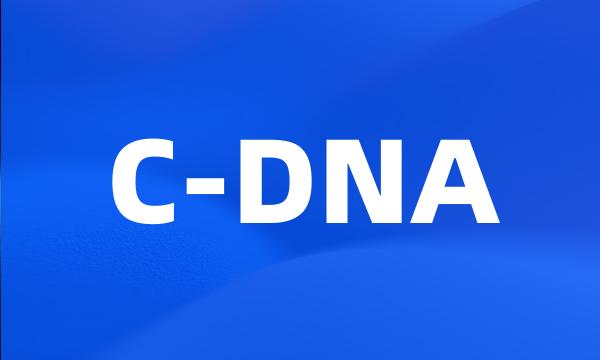 C-DNA