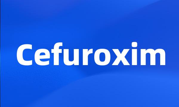 Cefuroxim