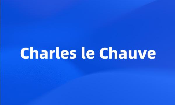 Charles le Chauve