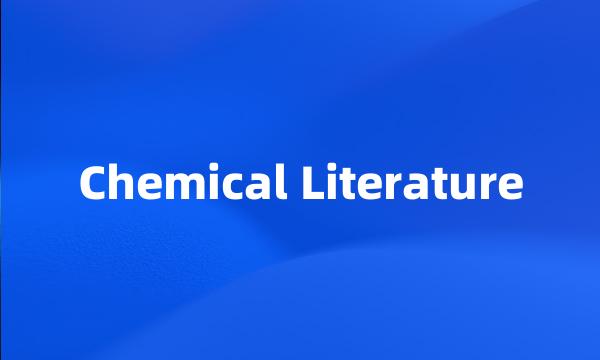 Chemical Literature