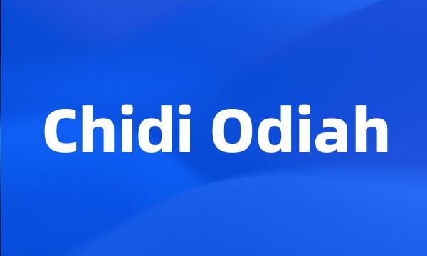 Chidi Odiah