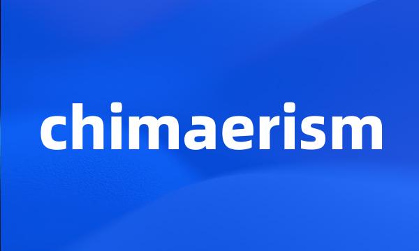 chimaerism