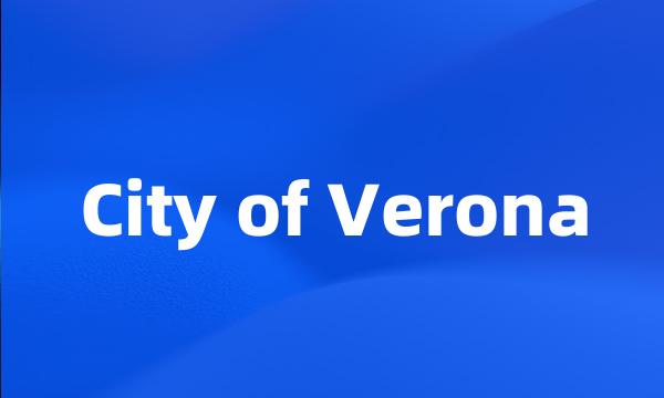 City of Verona