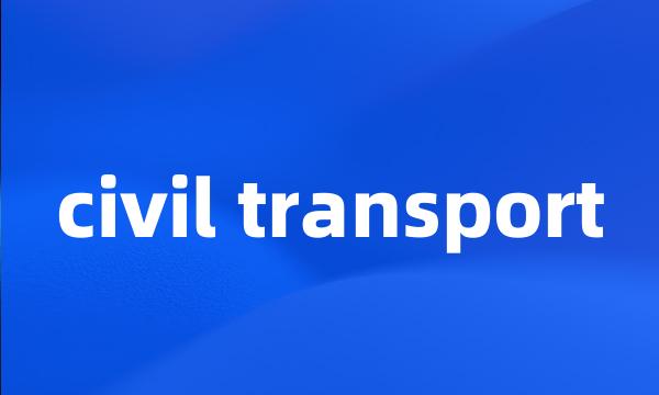 civil transport