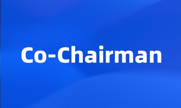 Co-Chairman