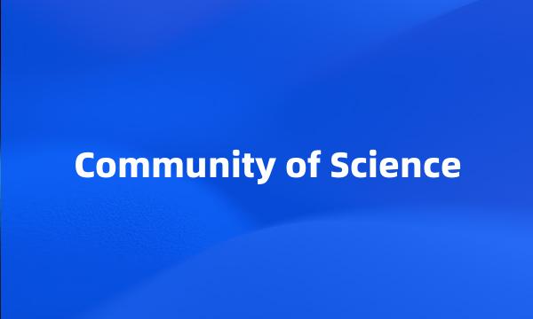 Community of Science