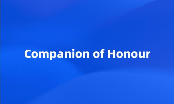 Companion of Honour