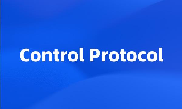 Control Protocol