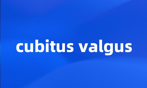 cubitus valgus