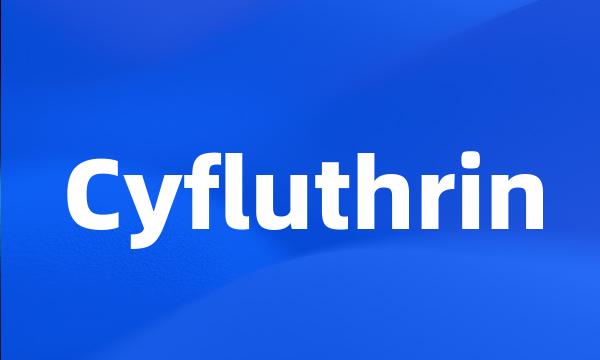 Cyfluthrin