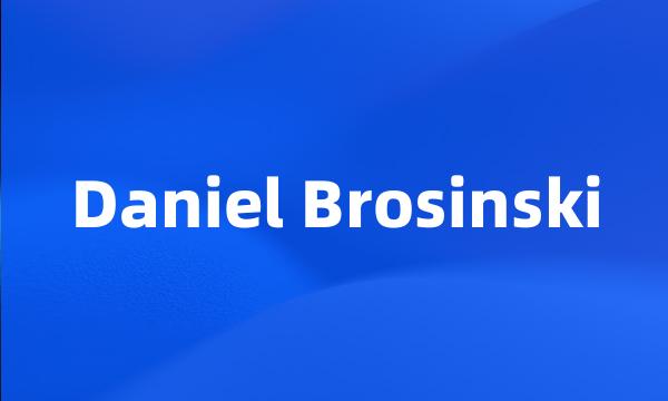 Daniel Brosinski