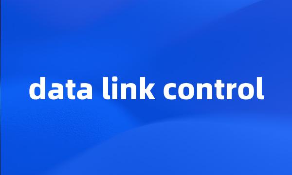 data link control