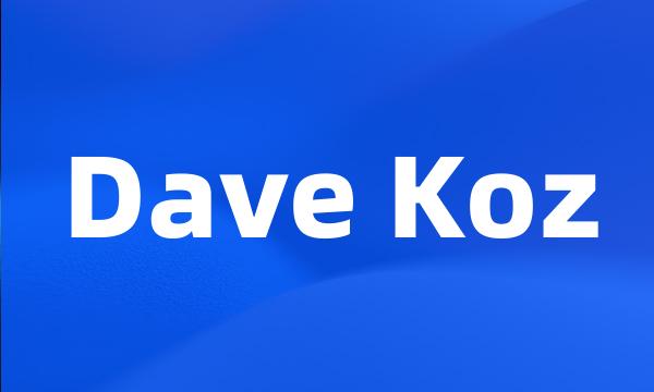 Dave Koz