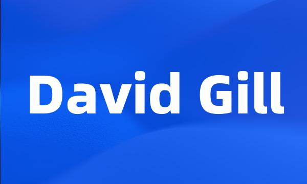 David Gill