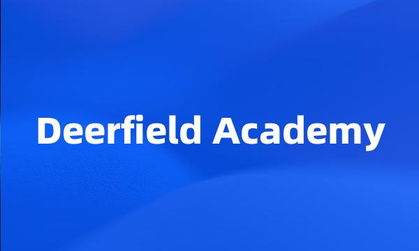 Deerfield Academy