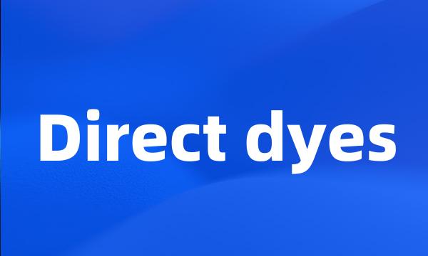 Direct dyes