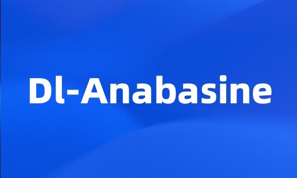 Dl-Anabasine