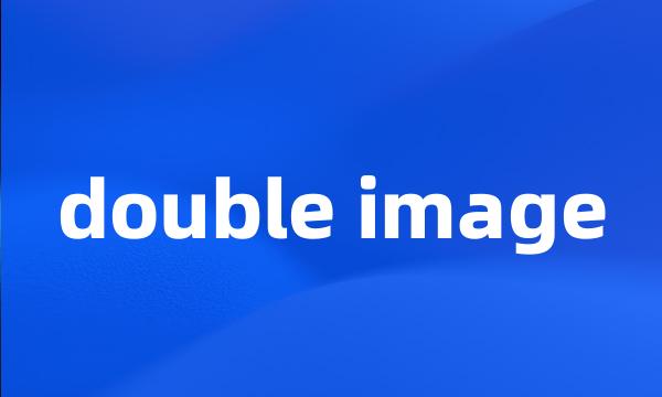 double image