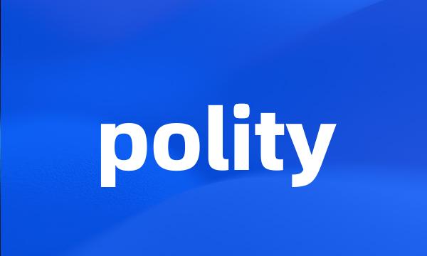 polity