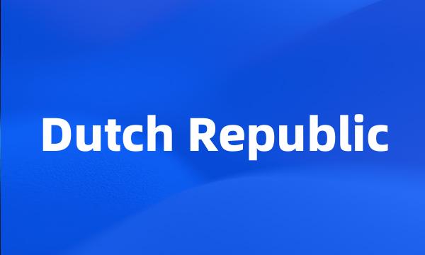 Dutch Republic