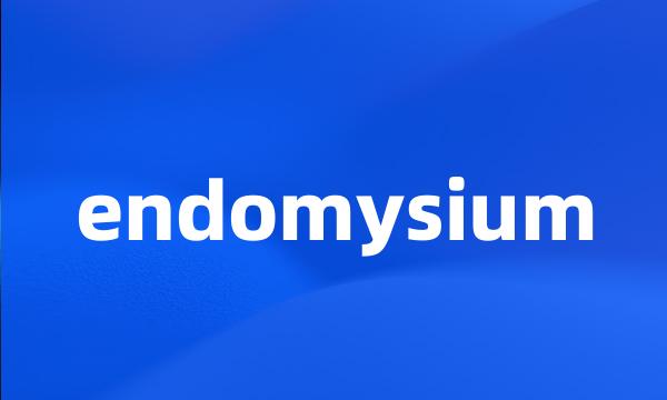 endomysium