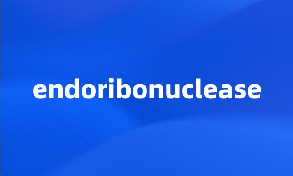 endoribonuclease