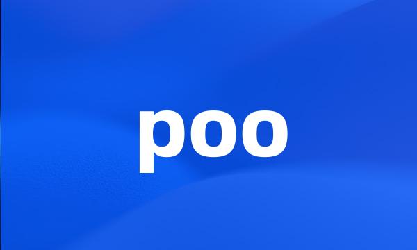 poo