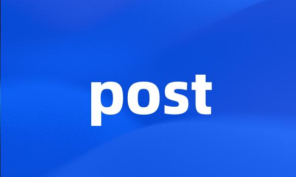 post