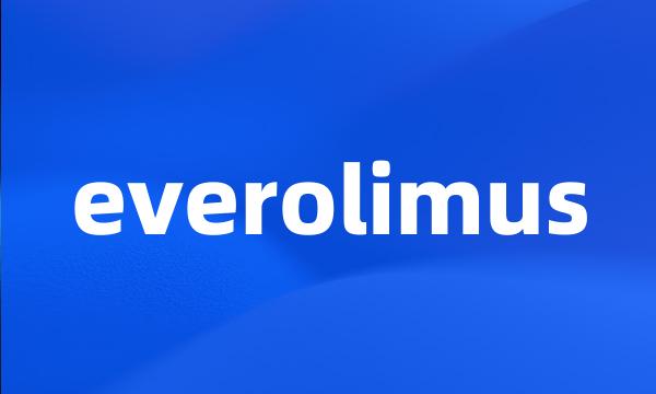 everolimus