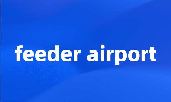 feeder airport