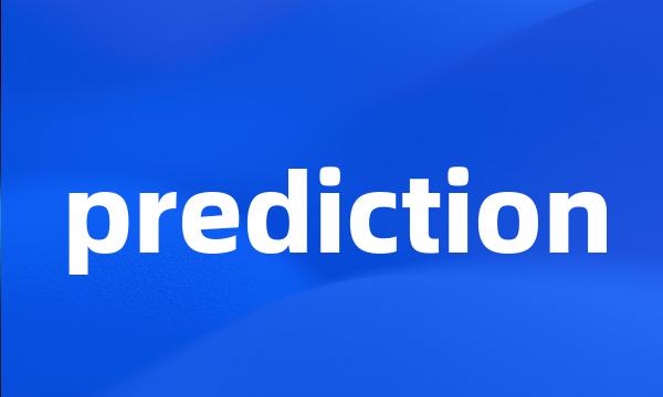 prediction