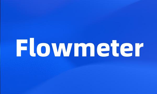 Flowmeter