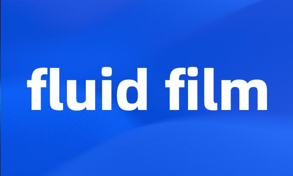 fluid film