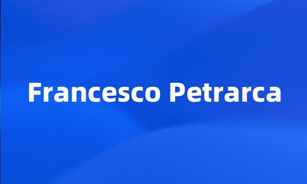 Francesco Petrarca