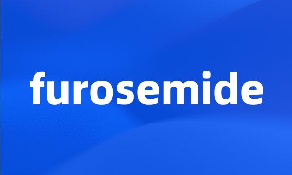 furosemide