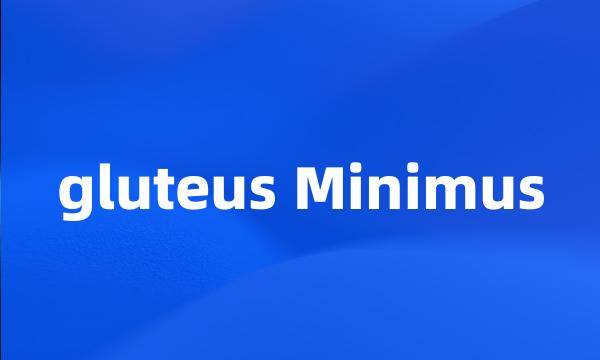 gluteus Minimus