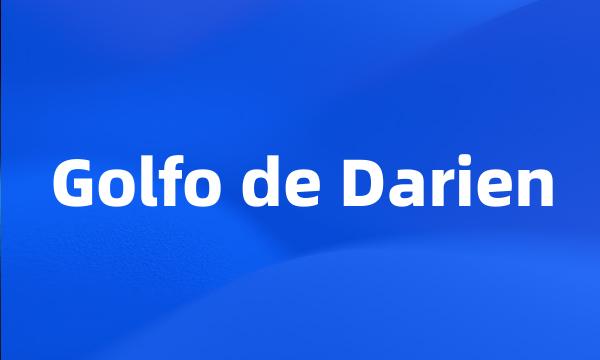 Golfo de Darien