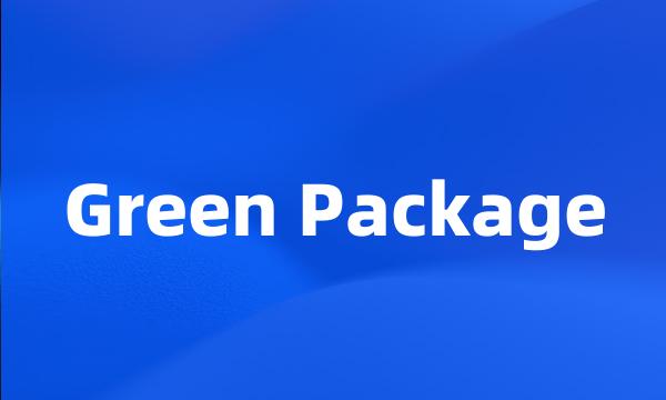 Green Package