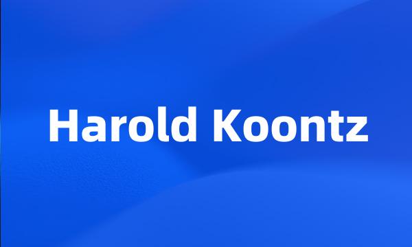 Harold Koontz