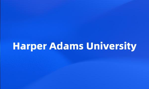 Harper Adams University