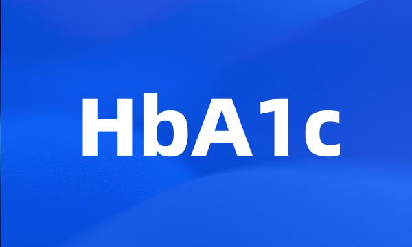 HbA1c