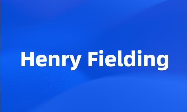 Henry Fielding