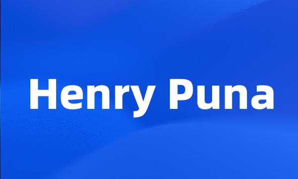 Henry Puna