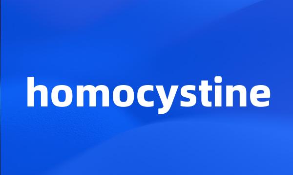 homocystine