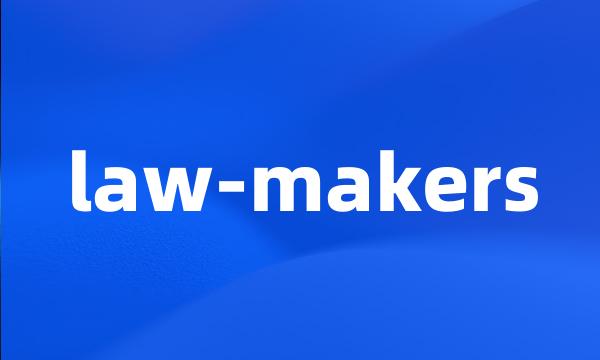 law-makers