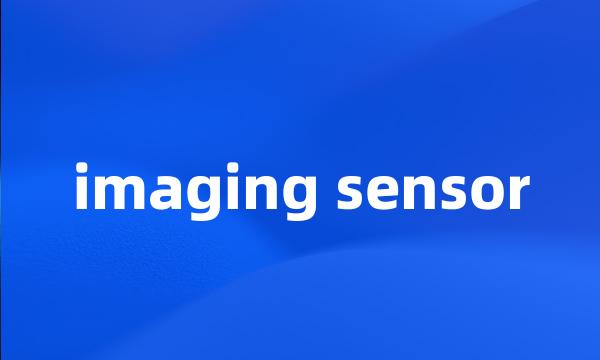 imaging sensor