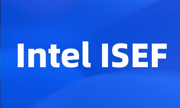 Intel ISEF