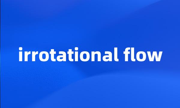 irrotational flow