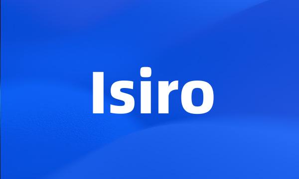 Isiro