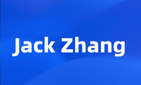 Jack Zhang